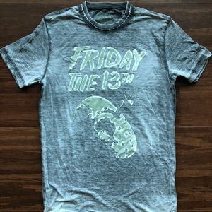 Lucky Brand Friday the 13th burnout tee